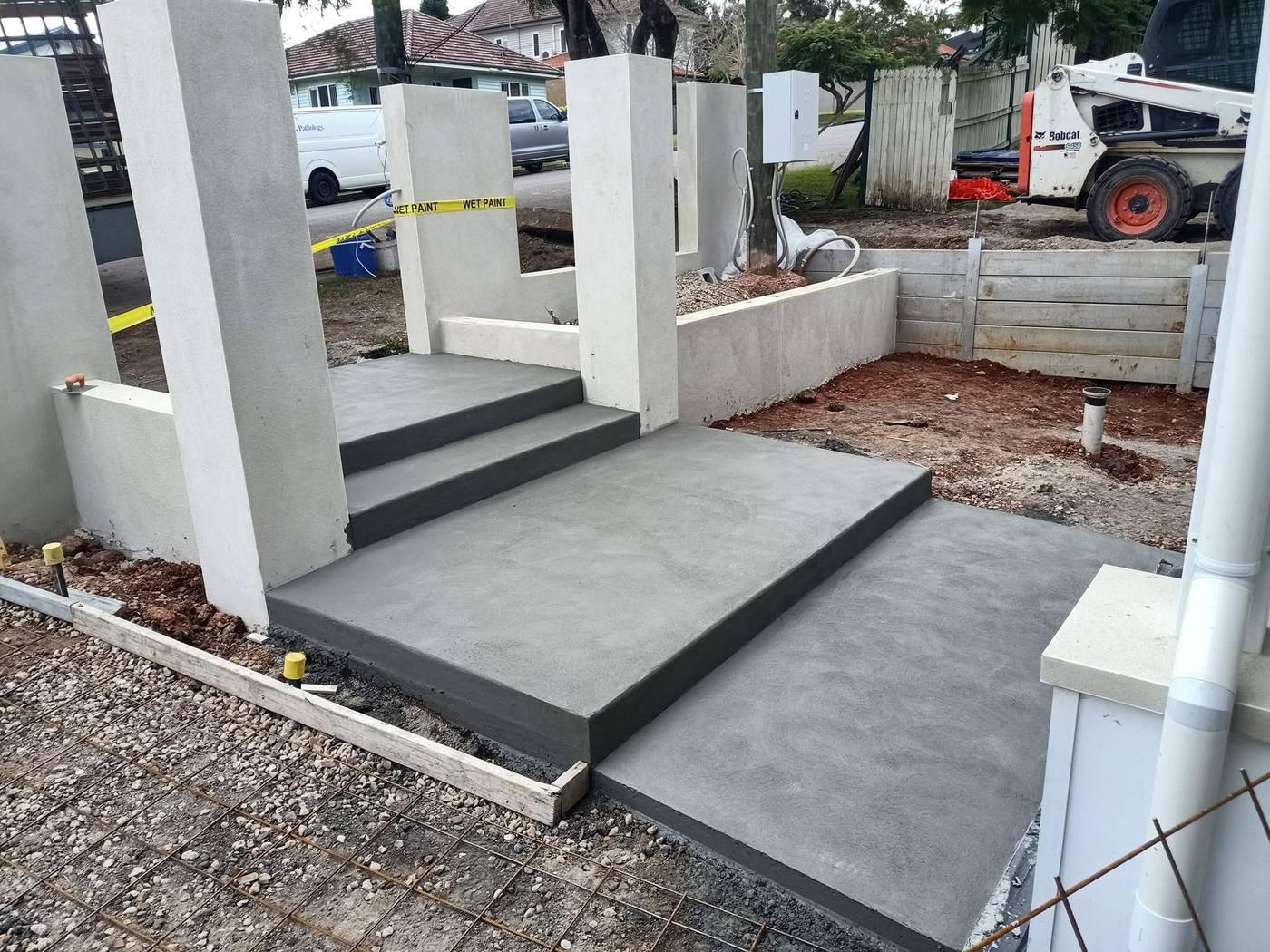 Entry steps & landing