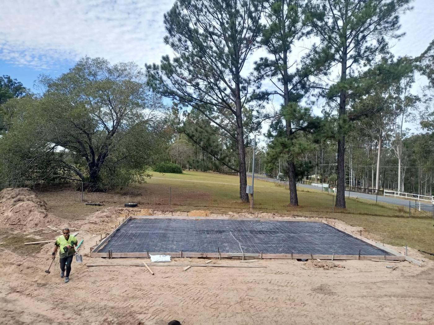 Slab site preparation